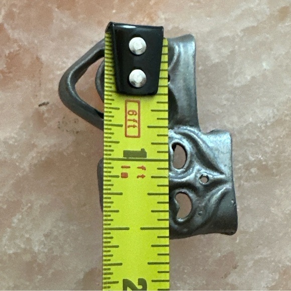 Vintage Brooch Pin Solid Pewter Theater Comedy Tragedy Masks Happy Sad Face 0706 - Picture 4 of 5